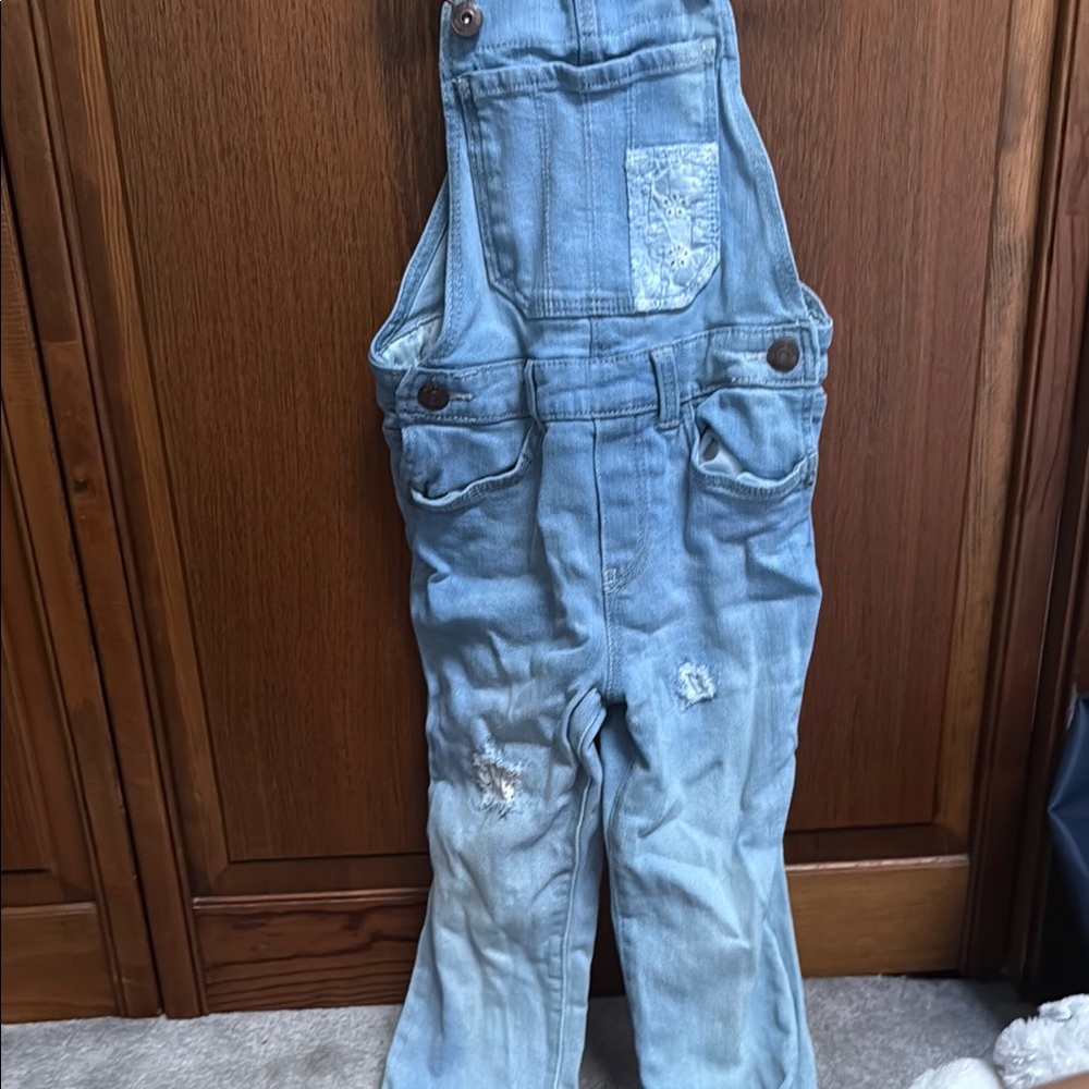 OshKosh B'gosh Blue Denim Overalls Classic Bib Design
